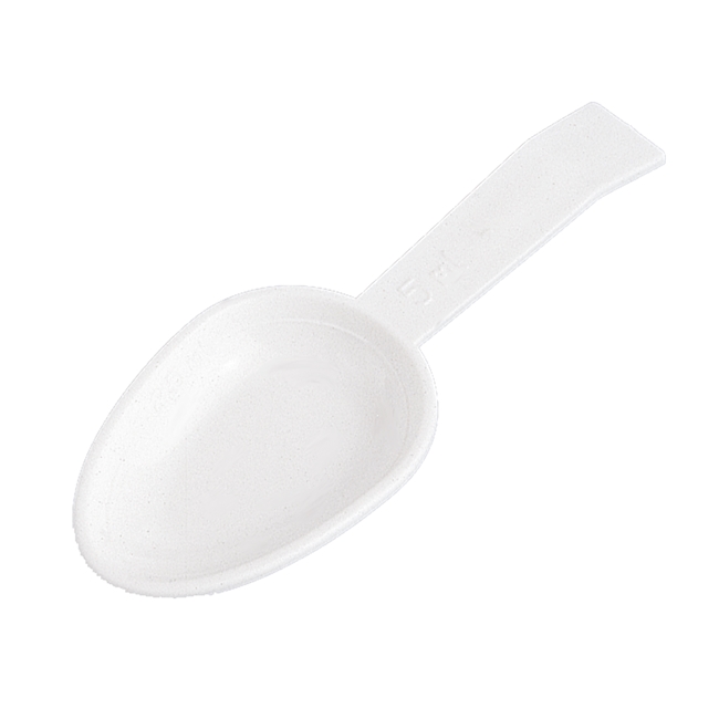 Spoon PP 5 ml white